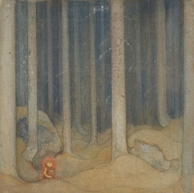 Humpe in the Woods by John Bauer